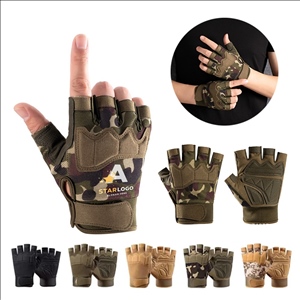 Tactical Fingerless Outdoor Anti Slip Gloves
